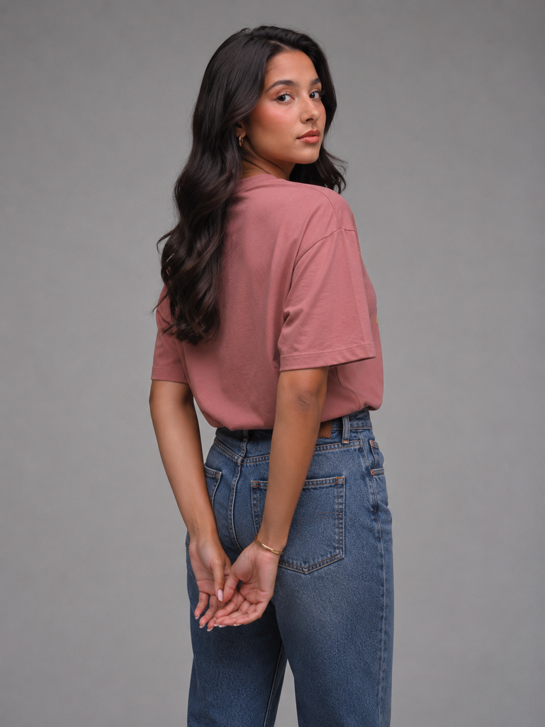 Jabarjast Oversized Fit Printed T-shirt For Women’s D-Prink