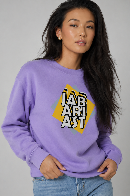 Jabarjast Regular Fit Printed Sweatshirt For Women’s Purple