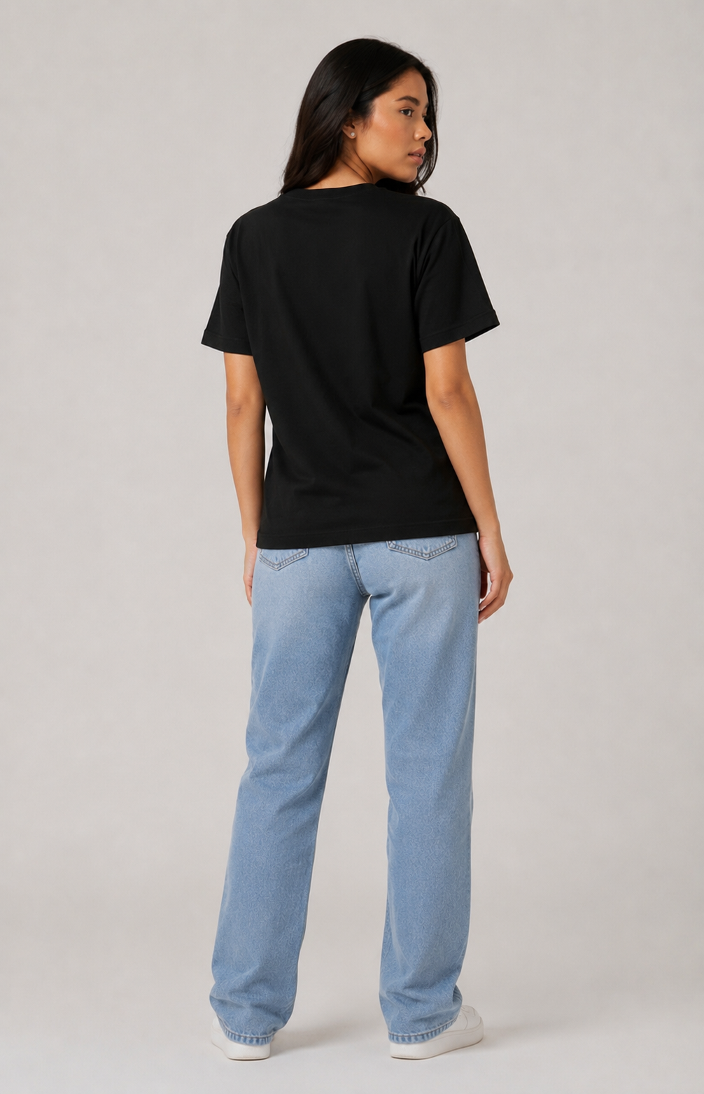Hey Maa Mataji Regular Fit Printed T-shirt For Women's