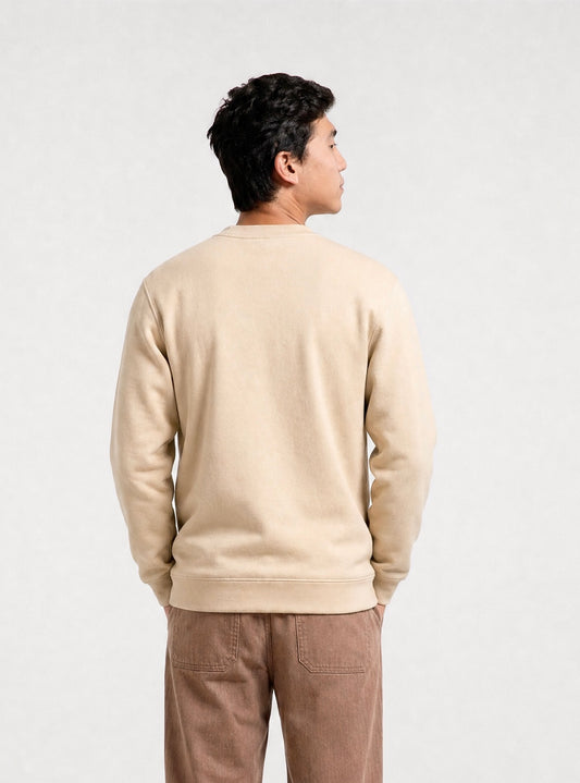 Soda Soda Banao Regular Fit Printed Sweatshirt For Men’s Beige