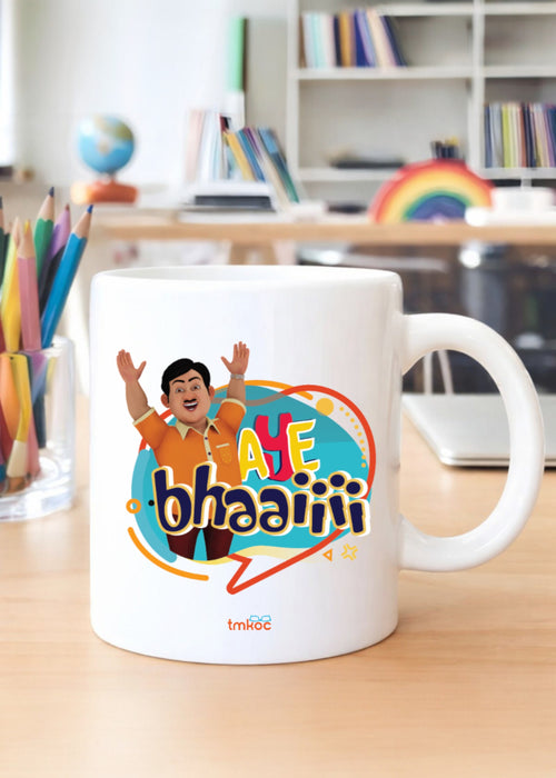 Aye Bhaaiiii – TMKOC Ceramic Mug (325ml)