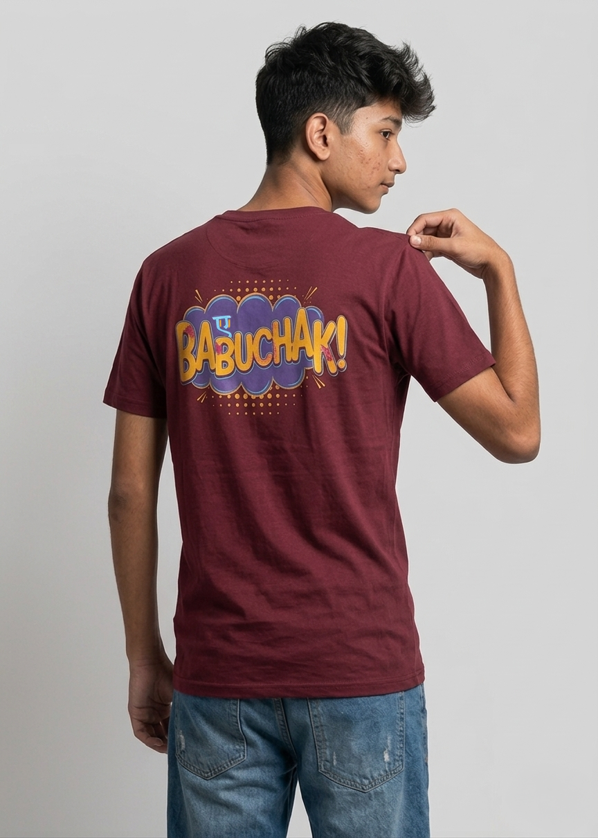 Aye Babuchak Teens Regular Fit Printed T-shirt For Boys