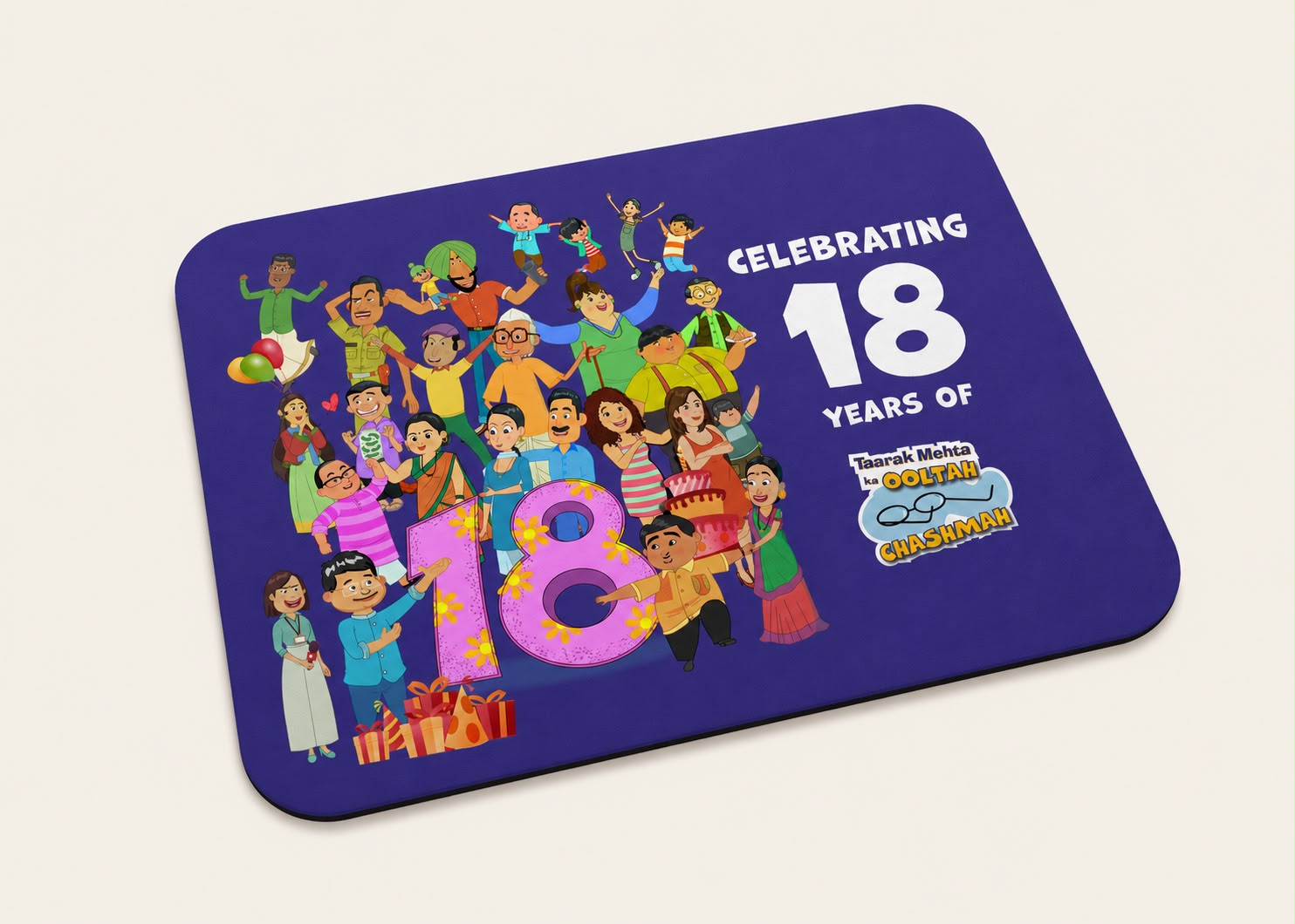 TMKOC 18th Anniversary Limited Edition Mouse Pad