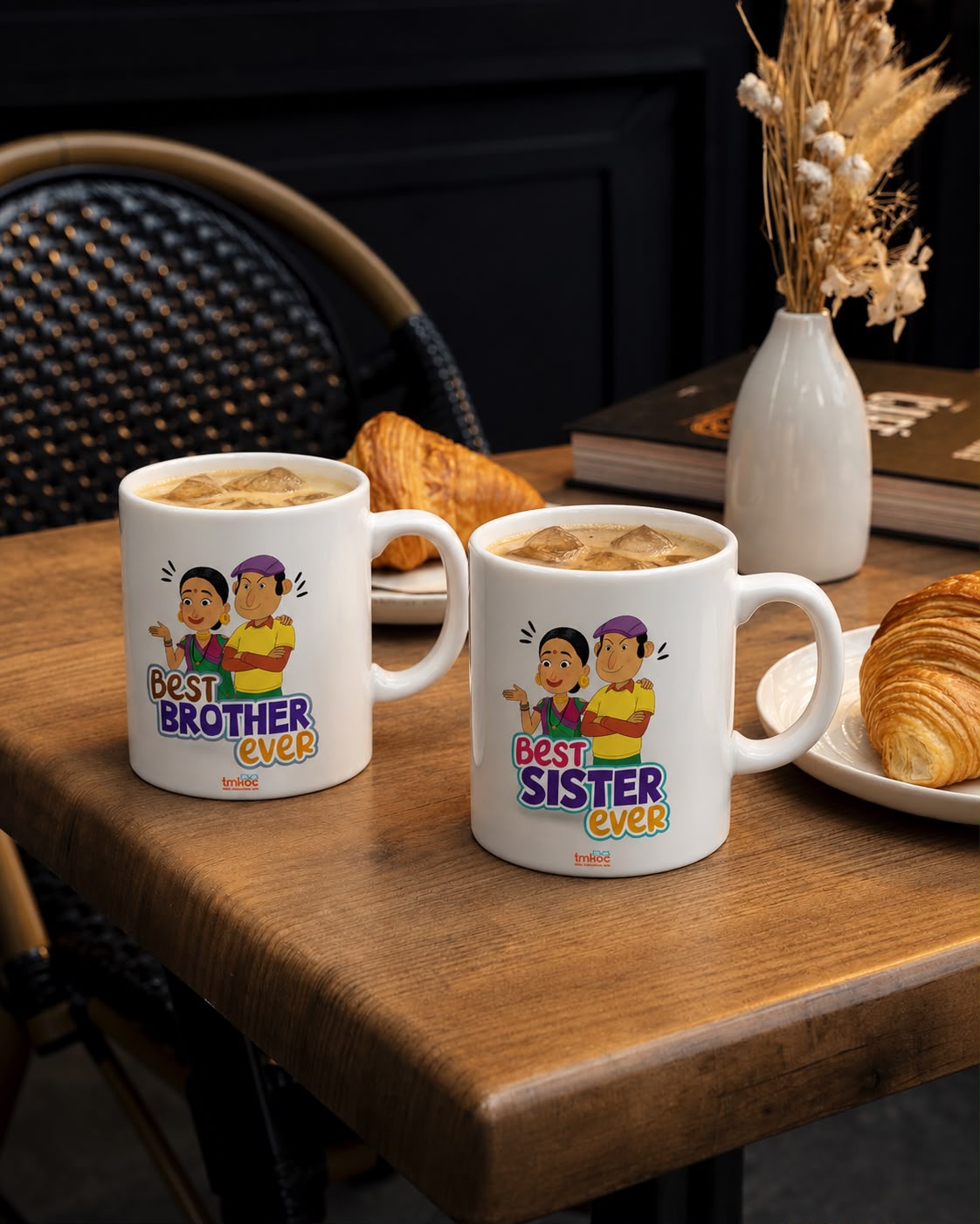 Raksha Bandhan Special - Best Sister Ever & Best Brother Ever White Ceramic Mugs
