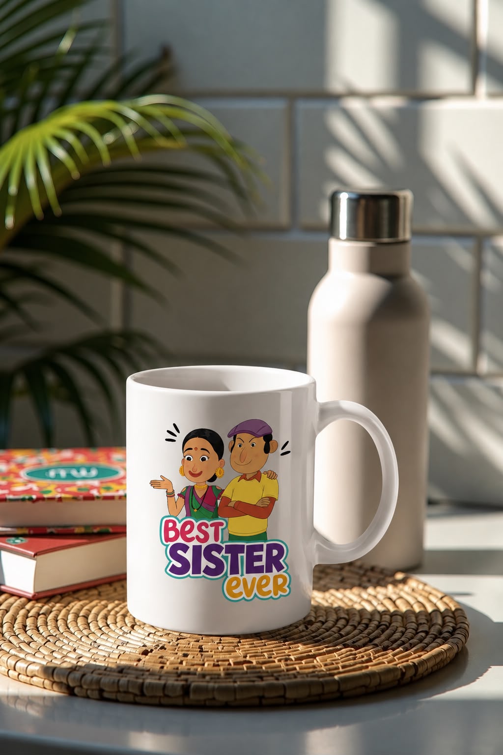 Raksha Bandhan Special - Best Sister Ever & Best Brother Ever White Ceramic Mugs
