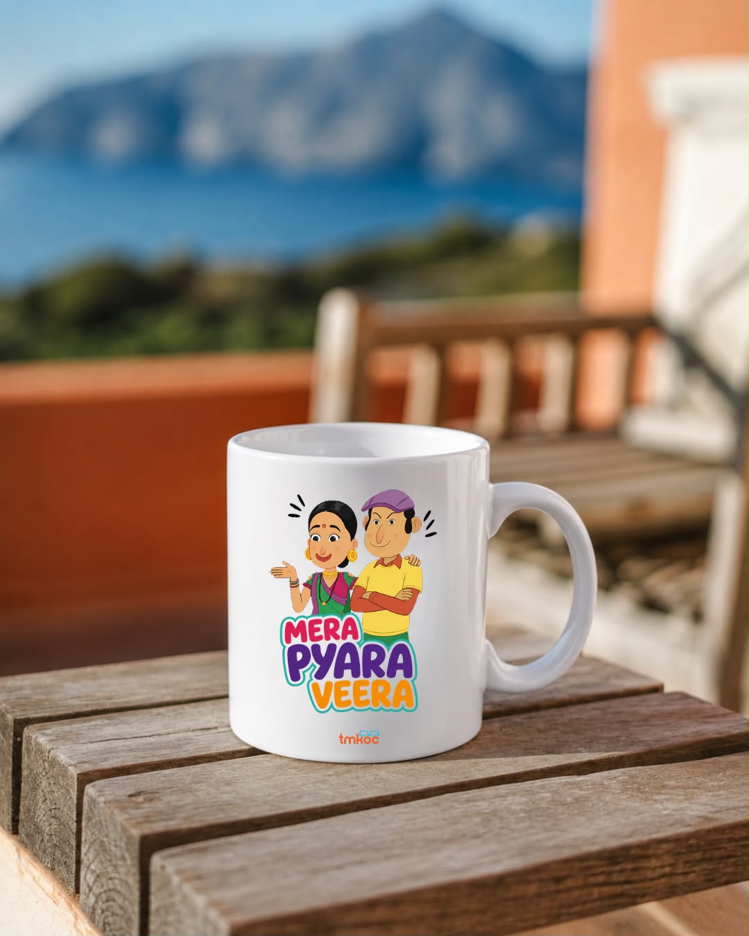 Raksha Bandhan Special - Meri Pyaari Behena & Mera Pyara Veera White Ceramic Mugs