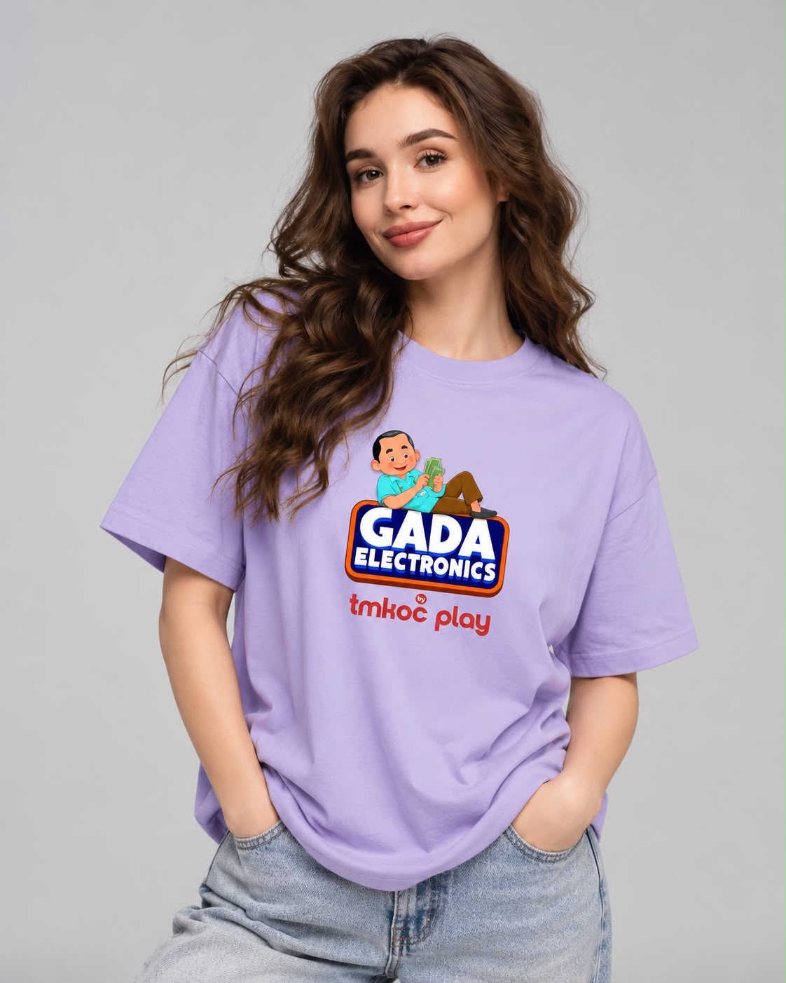 Gada Electronics Special Edition Oversized Fit Printed T-shirt For Women’s
