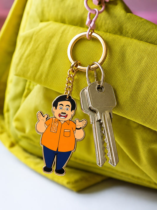 Keychain With Jethalal Artwork