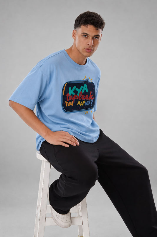 Kya Tapleek Hai Aapko Regular Fit Printed T-shirt For Men's
