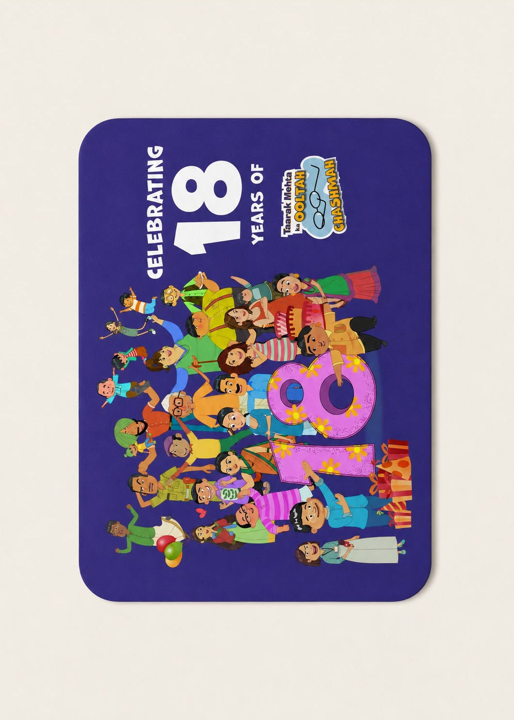 TMKOC 18th Anniversary Limited Edition Mouse Pad