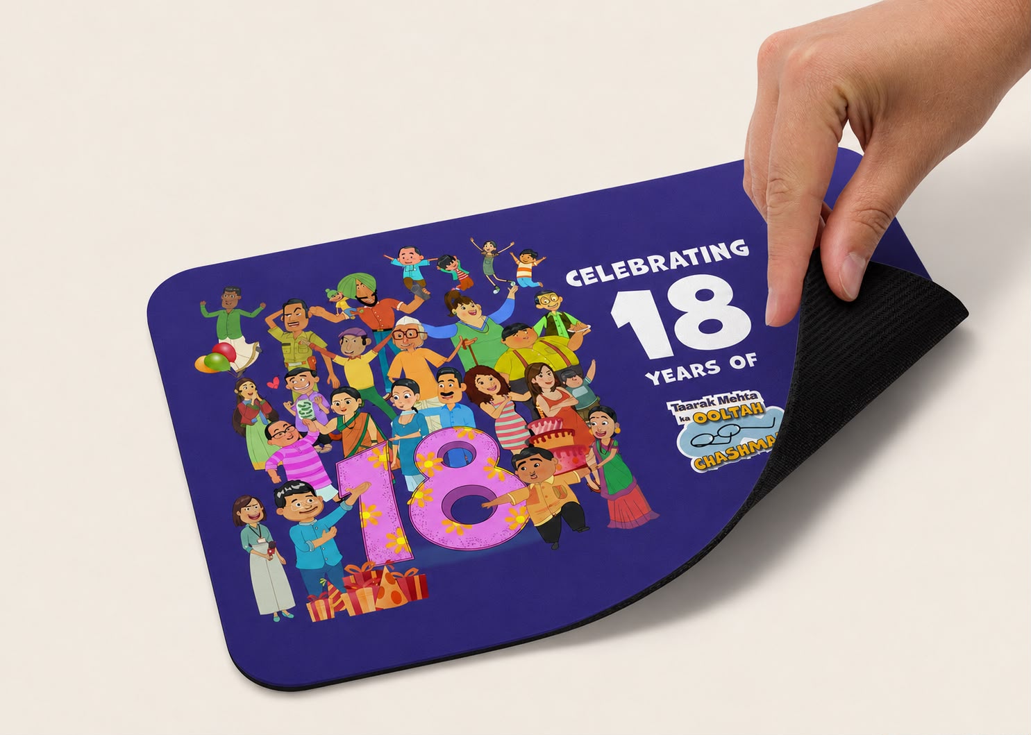 TMKOC 18th Anniversary Limited Edition Mouse Pad