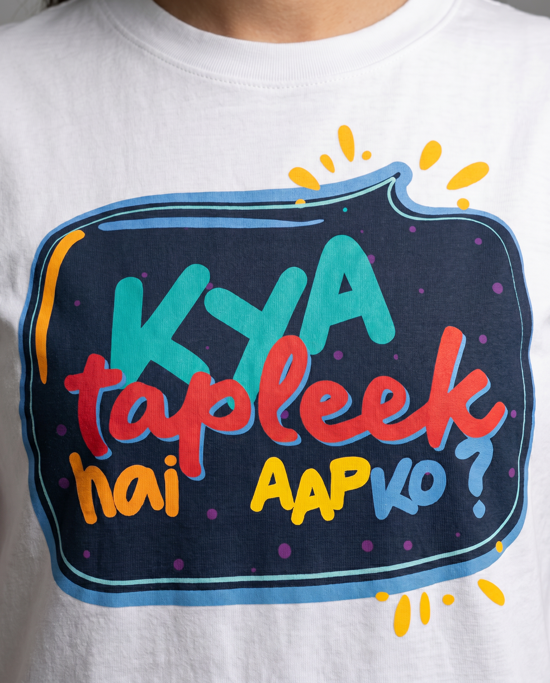 Kya Tapleek Hai Aapko Regular Fit Printed T-shirt For Women's